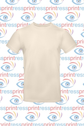 Koszulka Męska Kremowa