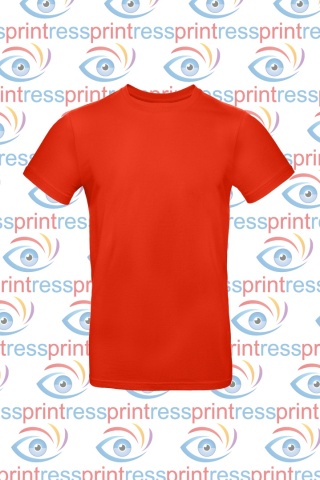 Koszulka Męska Ognista Czerwień