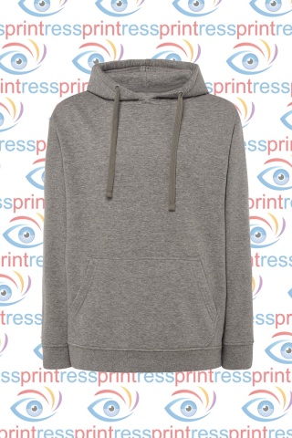 Bluza Kangurek Jasnoszary Melanż