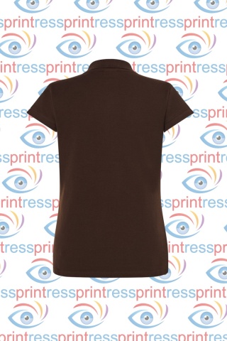 Koszulka Polo FComfy Czekoladowa