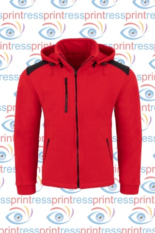 Polar hood RED/BLACK