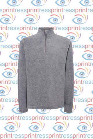 Krótki zamek grey melange