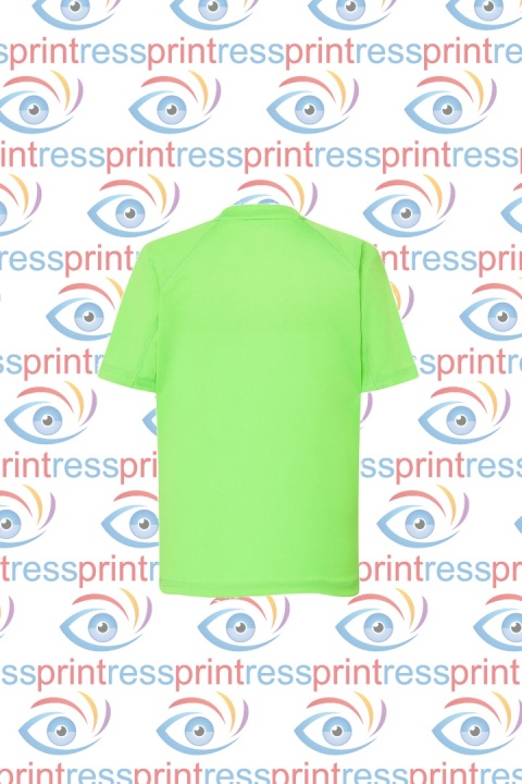 Koszulka sportowa lime fluo